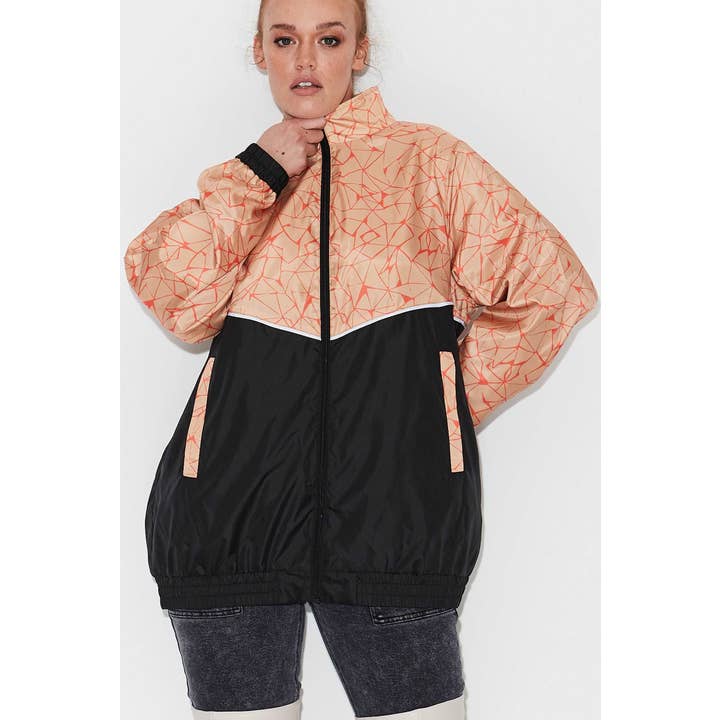 Veste en spray recyclée - Black Multi pour la vente par 17 Sundays