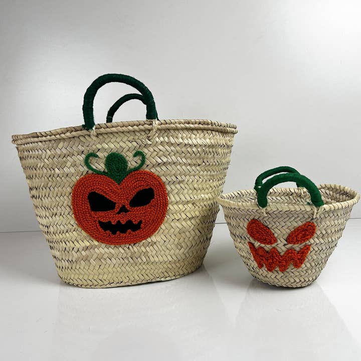Halloween Plezier: Aangepaste Stro Tas voor Trick voor wholesale door HandHappiness