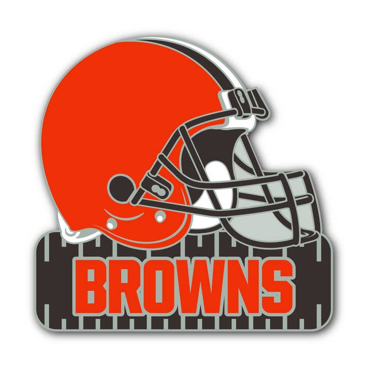 NFL Cleveland Browns Helmet Lapel Pin for wholesale by Mojo Licensing