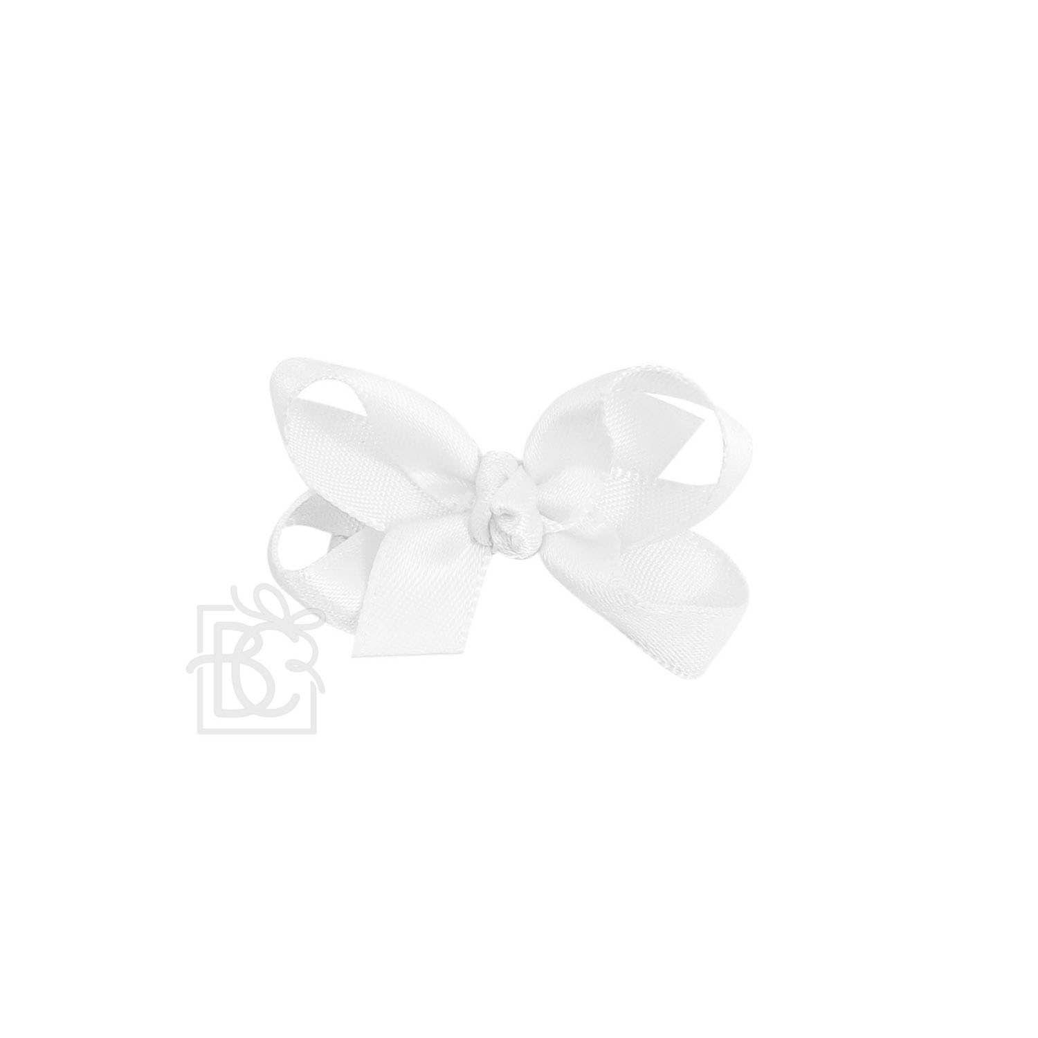 Beyond Creations, LLC - Wholesale Hair Bow - Kids - SATIN BOW ON CLIP6