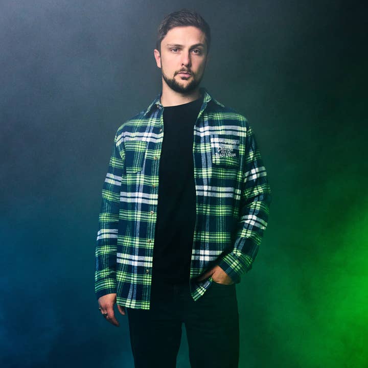 Cakeworthy - Wholesale Button Down Shirt - Unisex - Universal Monsters Creature From The Black Lagoon Flannel2