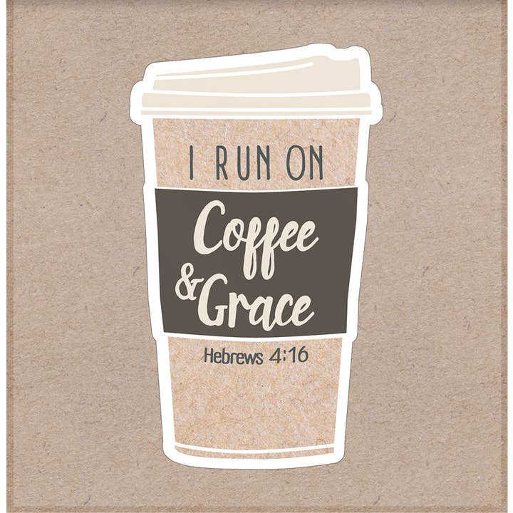 Autocollant Kerusso Coffee & Grace pour la vente par Kerusso