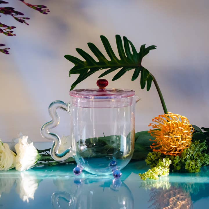 The Qi - Wholesale Tea Pot - Bloom glass teapot