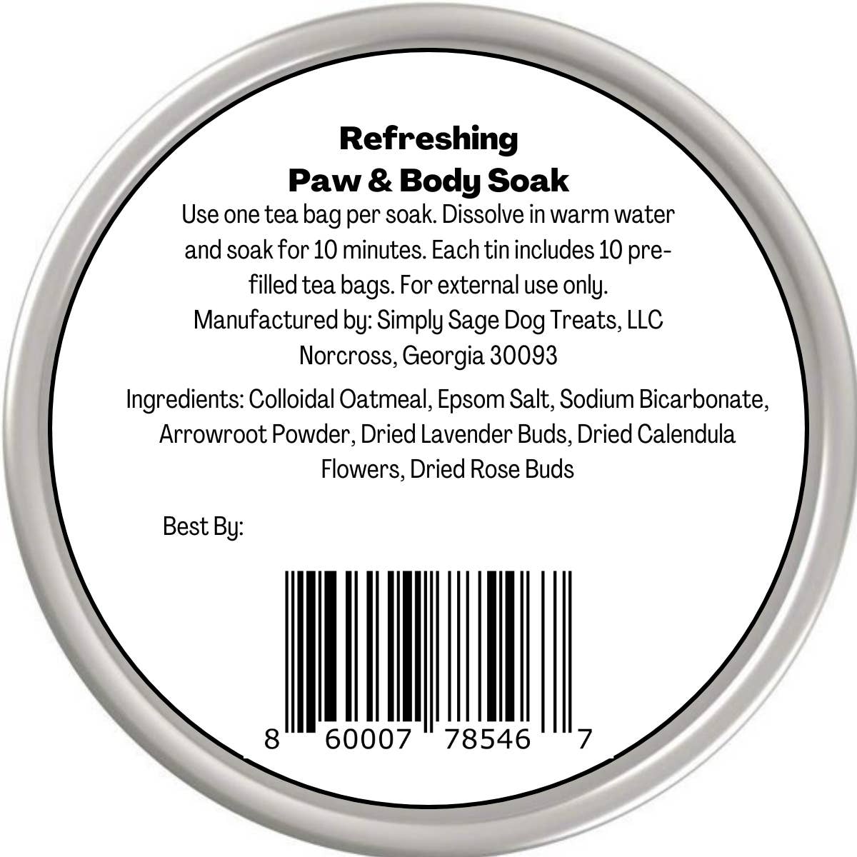 Simply Sage Dog Treats, LLC - Wholesale Pet Deodorizing Spray - Soothing Paw Soak for Dry, Itchy, & Irritated Skin and Paws13