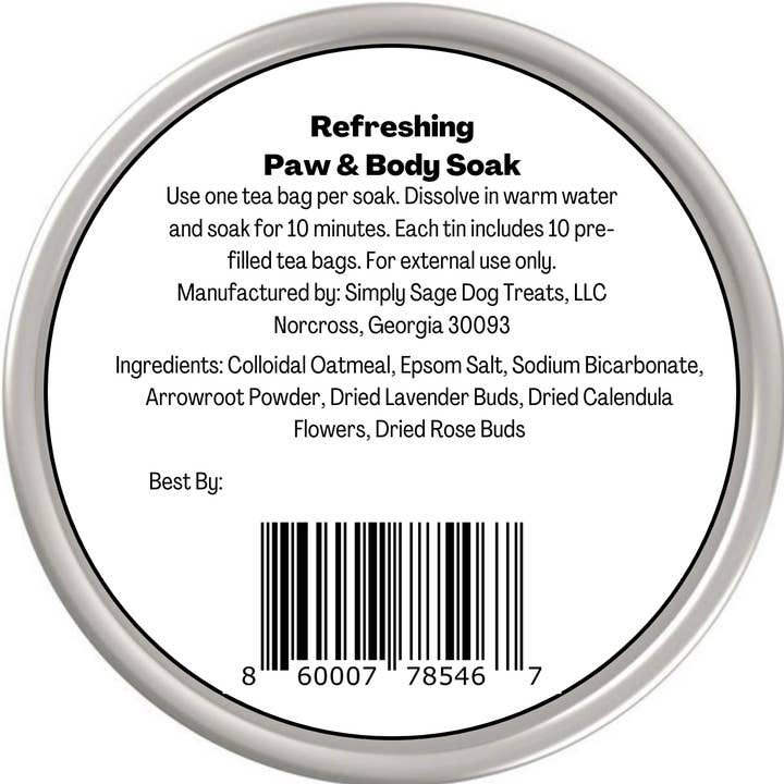 Simply Sage Dog Treats, LLC - Wholesale Pet Deodorizing Spray - Soothing Paw Soak for Dry, Itchy, & Irritated Skin and Paws13