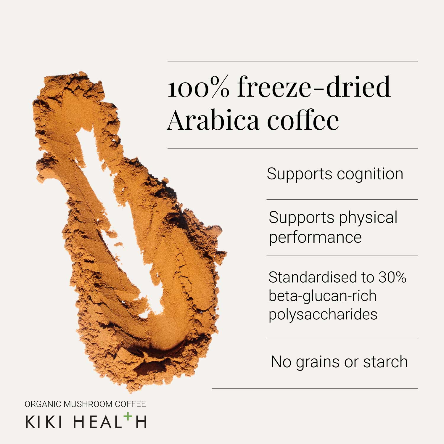 KIKI Heath – wholesale Ground coffee – Organic Mushroom Coffee 75g1