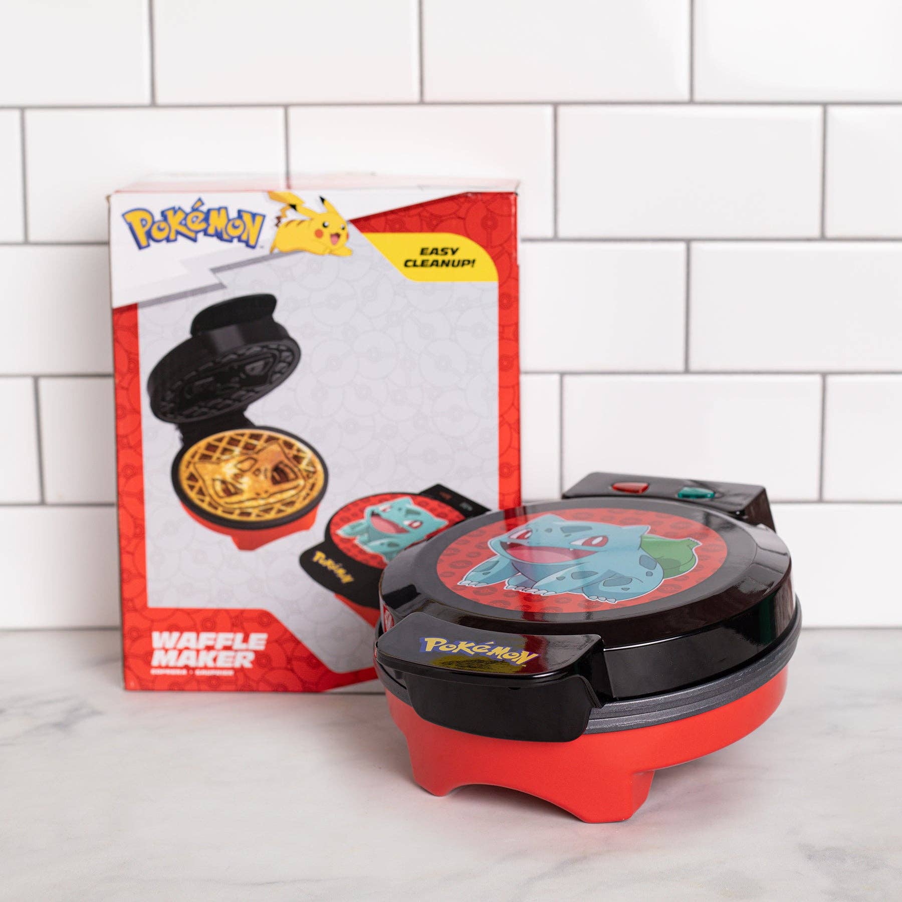 Uncanny Brands - Wholesale Kitchen Appliance - Uncanny Brands Pokemon Bulbasaur Waffle Maker4