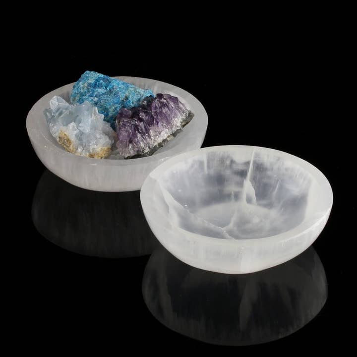 UniArt - Wholesale Ornament - Natural selenite bowl7