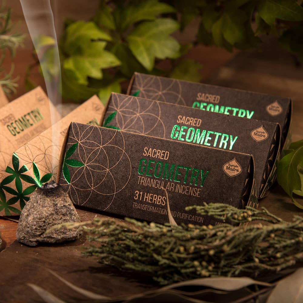 WONDER IMPORTS AUSTRALIA - Wholesale Incense - Sacred Geometry Incense - 31 Herbs 4 Triangles0