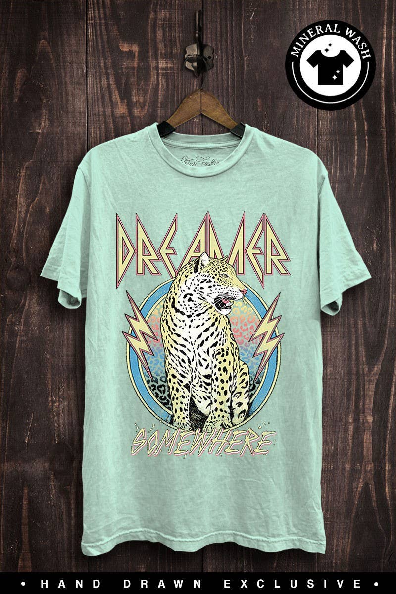 Lotus Fashion Collection - Wholesale Screen Printed T-Shirt - Women's - Dreamer Leopard Graphic Top8