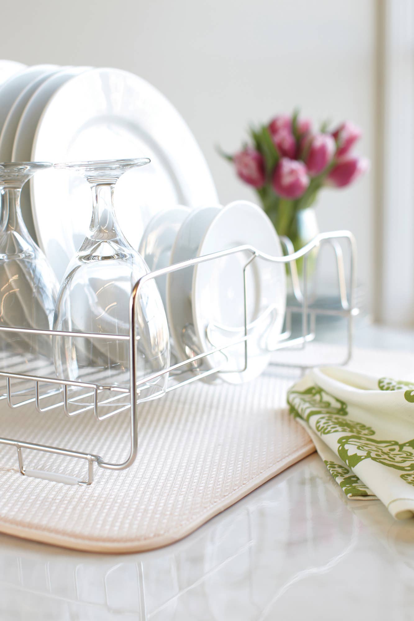 Fox Run Brands - Vente Tapis à vaisselle - Tapis de séchage à vaisselle Envision, crème, 16 « x 18"2