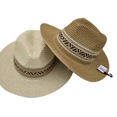 Samba de roda - Wholesale Straw Hat - Unisex - Pack of 4 unisex Panama hats0