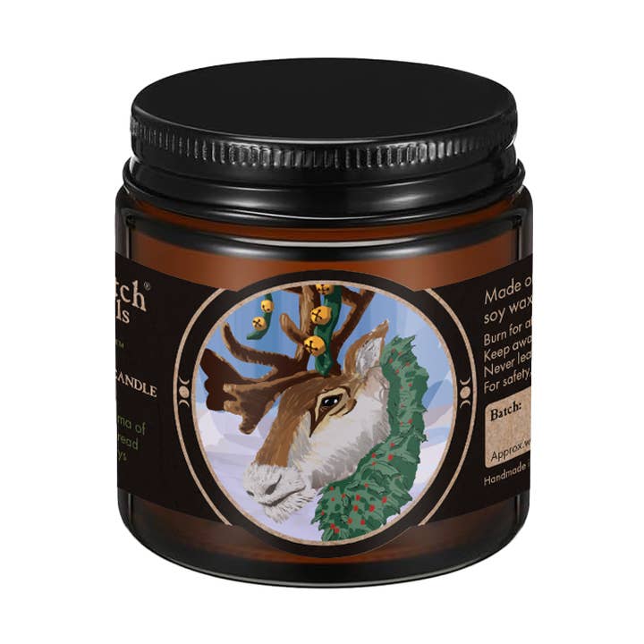 Vela de cera de soja con mecha de algodón - Yule (85 g) para venta al por mayor de Sea Witch Botanicals