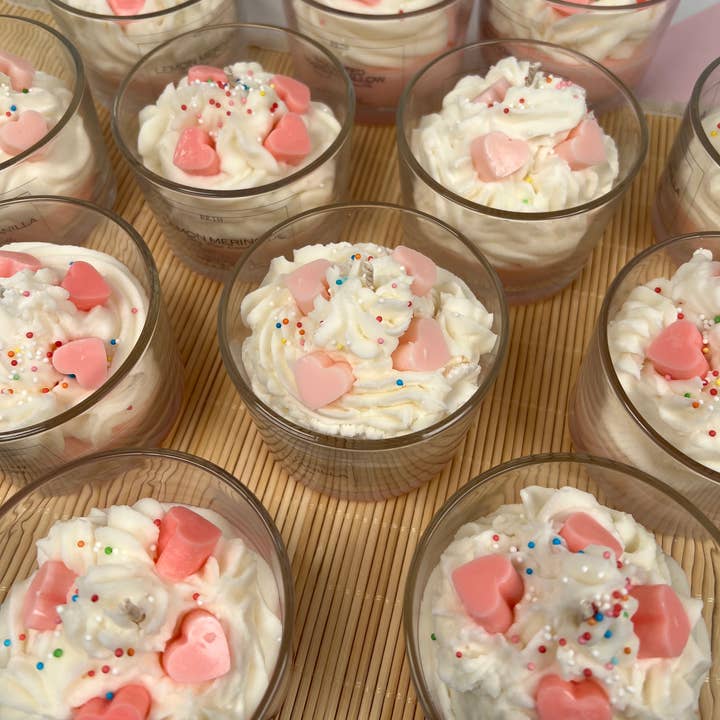 Studio Rein - Wholesale Novelty candle - Heart Dessert Scented Candle - Handpoured- Soy & Coconut Wax6