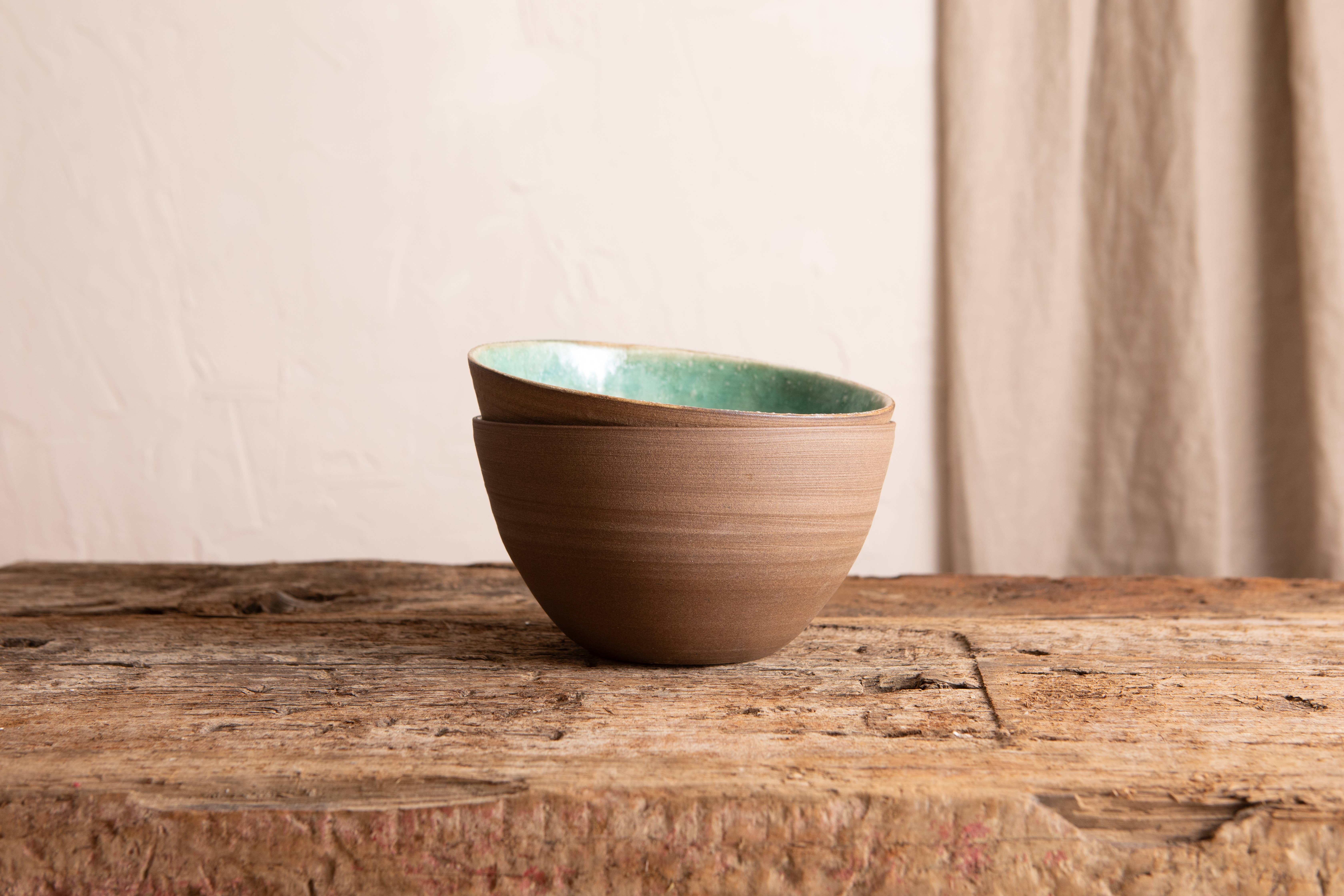 Athene Ceramics - Vente Bol - Bol à petit-déjeuner en argile noire2