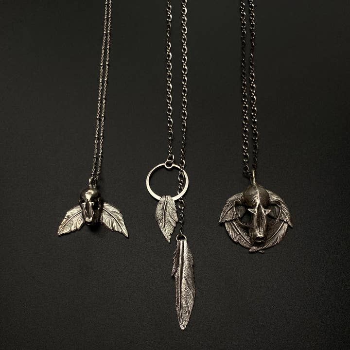 Isis Feather Collection in Sterling Silver for wholesale by Miyu Decay