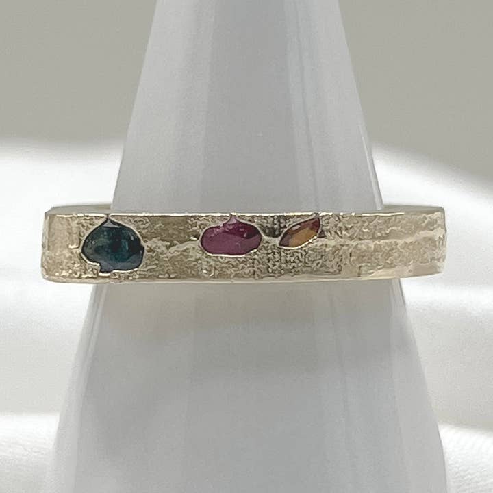 #7 Safir & Rubin 3 Sten för wholesale av Amory C Jewelry