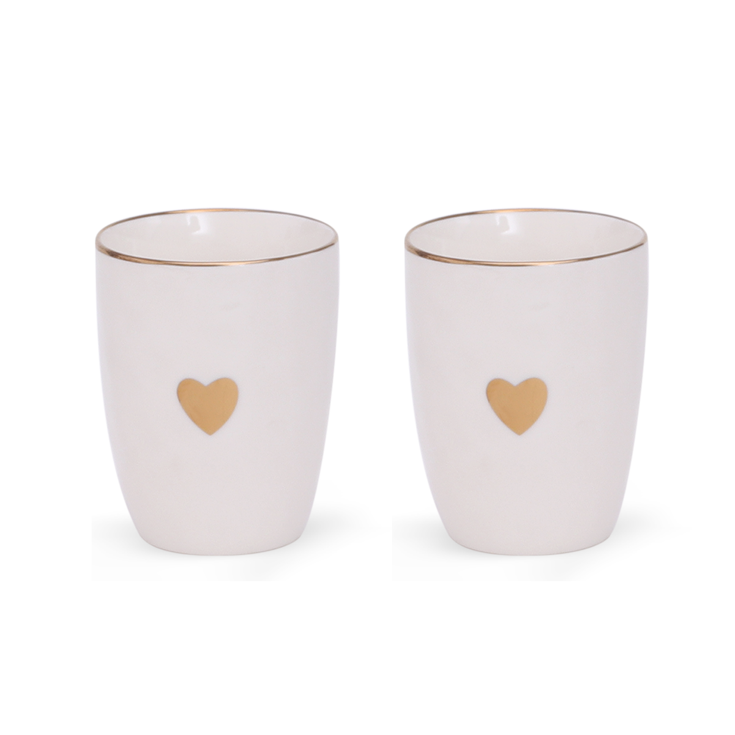 Opjet Paris - Venta al por mayor Vaso/copa - Set de 2 vasos blancos Morning Cuddle, diámetro 8 cm, altura 10,3 cm0