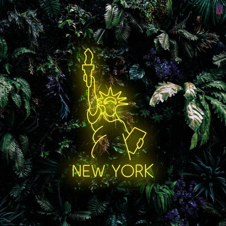 Neonschild mit der New Yorker Freiheitsstatue für den Großhandel von Aoos Custom