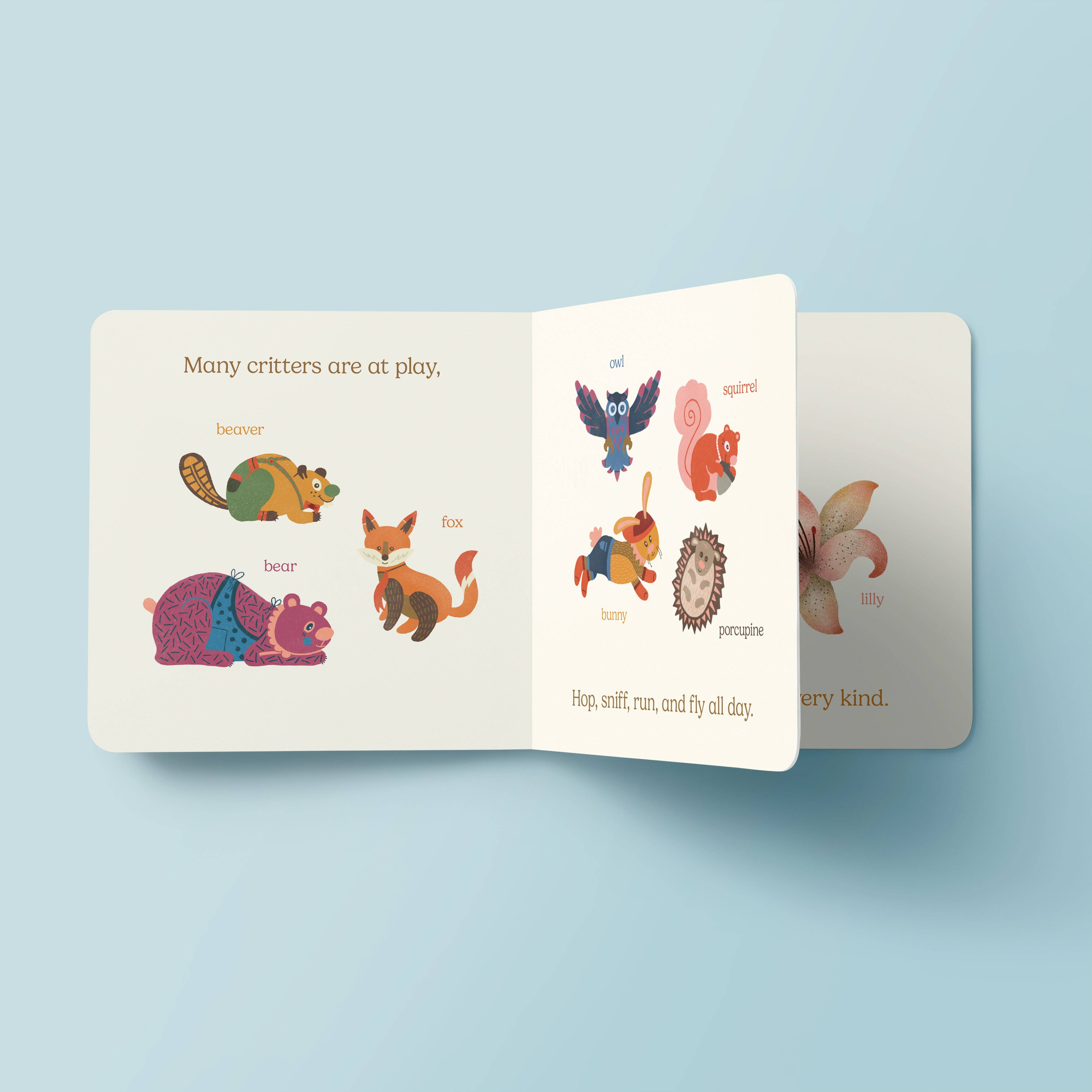 Forest Crossing Friends - Wholesale Baby & Toddler Book (0-2) - Nature is Neat / Board Book 0047