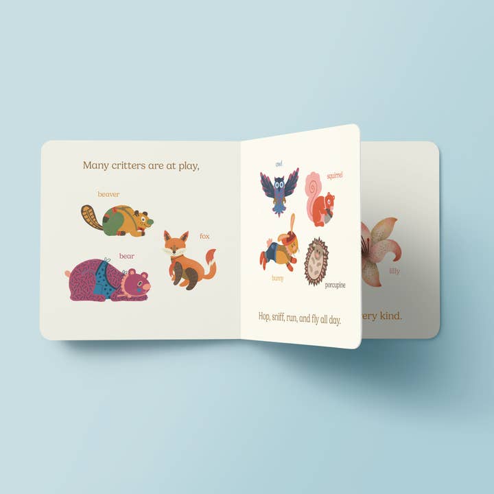 Forest Crossing Friends - Wholesale Baby & Toddler Book (0-2) - Nature is Neat / Board Book 0047