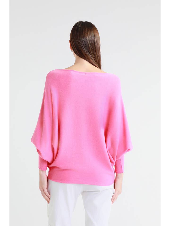 TINA Stephens Italy/Tees By Tina – Großhandel Strickpullover – Damen – Mylah Seriously Weicher Fledermaus-Pullover (BLS413)31