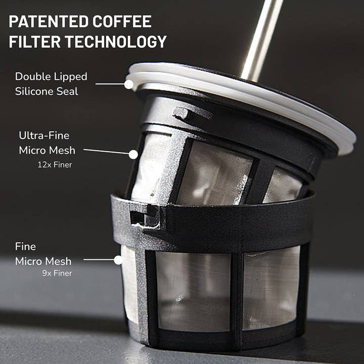 West Berkshire Roastery - Wholesale French Press - ESPRO P3 French Press Coffee Maker - Black (2 Cup / 532ml)