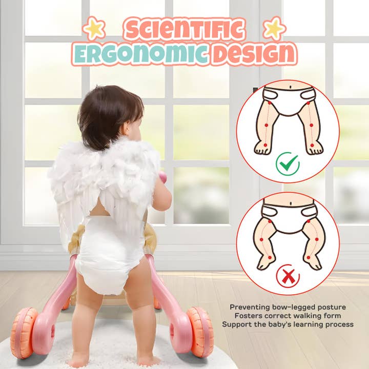 TOY Life - Wholesale Walker - Baby - TOY Life 3 in 1 Baby Push Walker and Activity Center Girl6