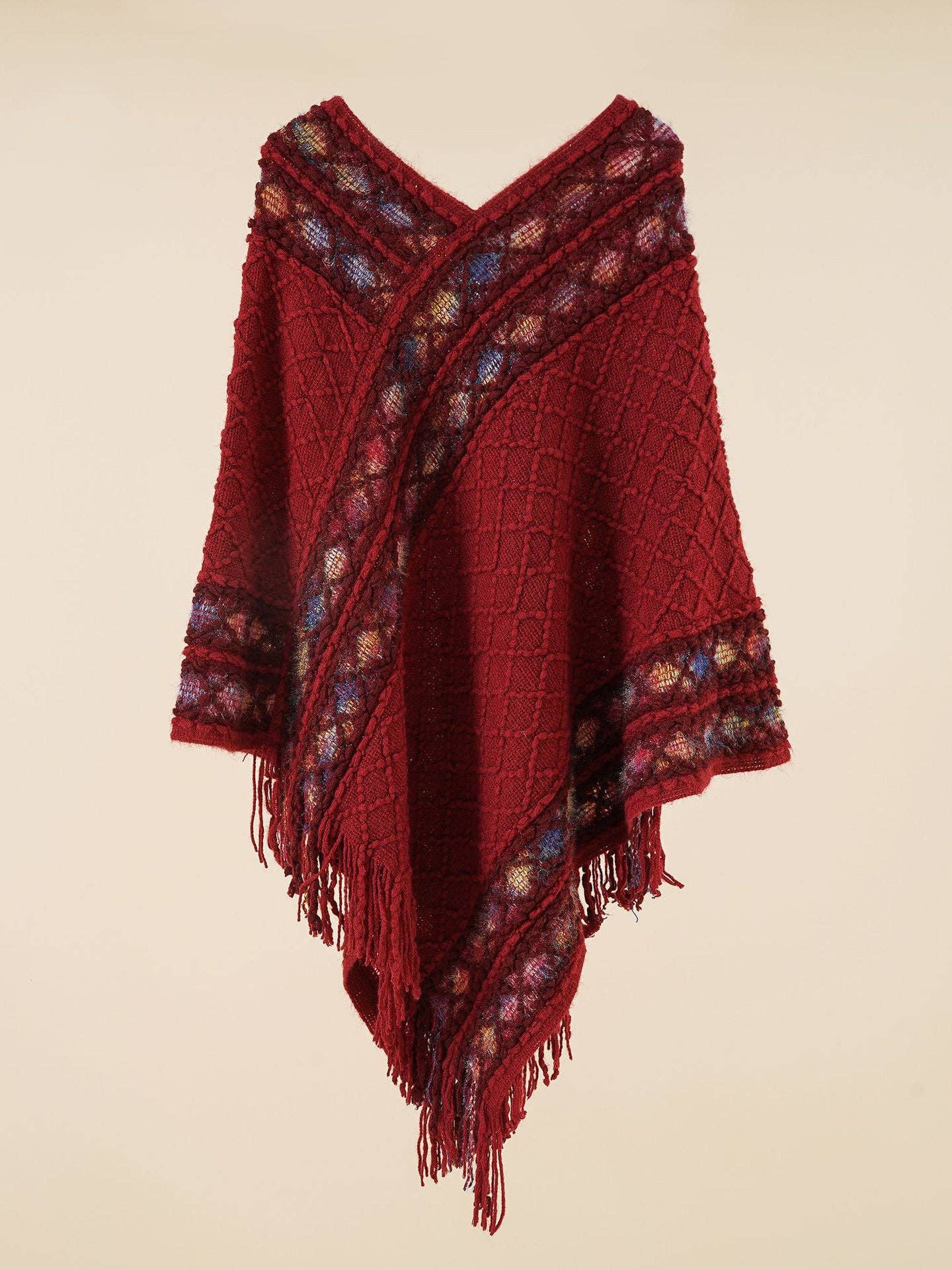 Tourtiwi – Großhandel Schultertuch – Damen – Ethno-Stil Damen Fransen Schal1