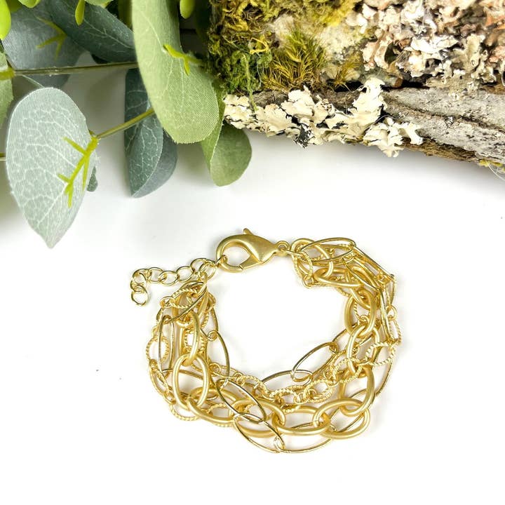 InspireDesigns - Wholesale Link & Chain Bracelet - Champagne Toast2