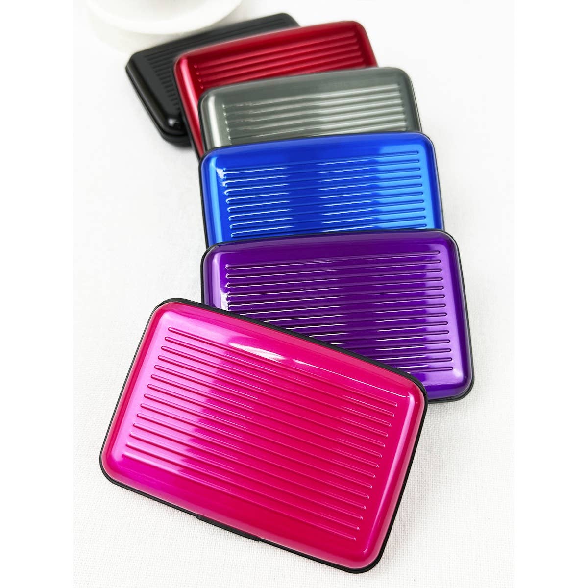 Solid Metallic Color Card Caddy for wholesale on Faire6