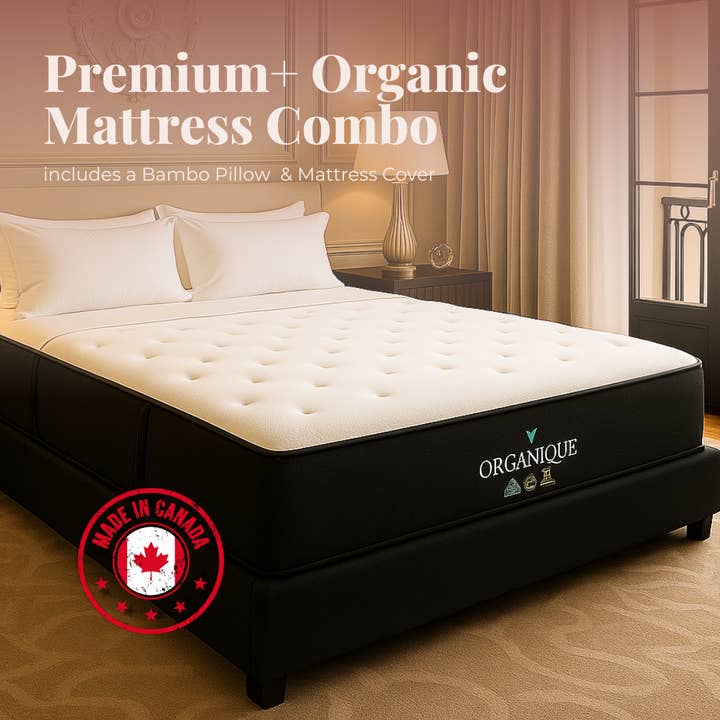 Combo Matelas Organic+ pour la vente par Mimi Beds