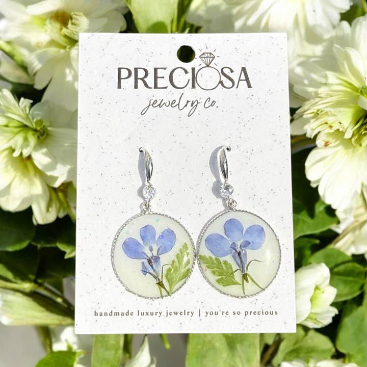 Blaue Glockenblumen für den Großhandel von Preciosa Jewelry Co.