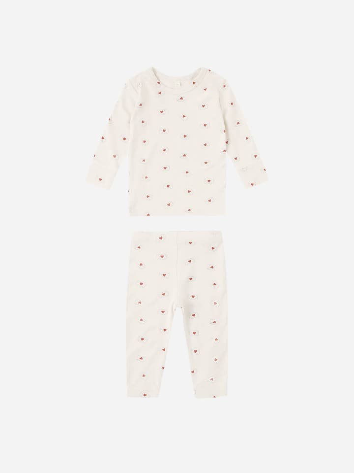 Bamboo Pajama Set Valentine for wholesale by Quincy Mae