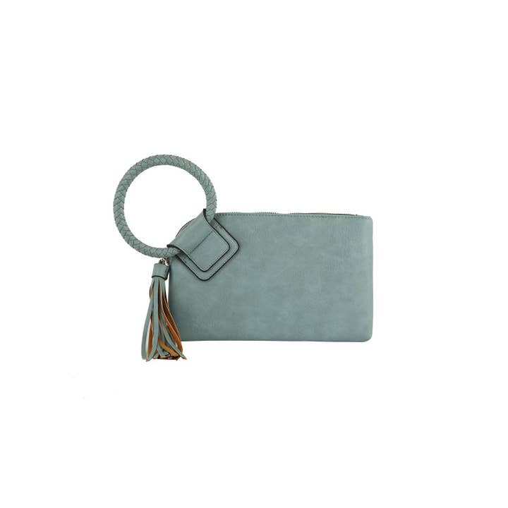 HR CORP – Engroshandel Clutch - Dame – Metro Muse Armbåndskobling med flettet ringhåndtag1