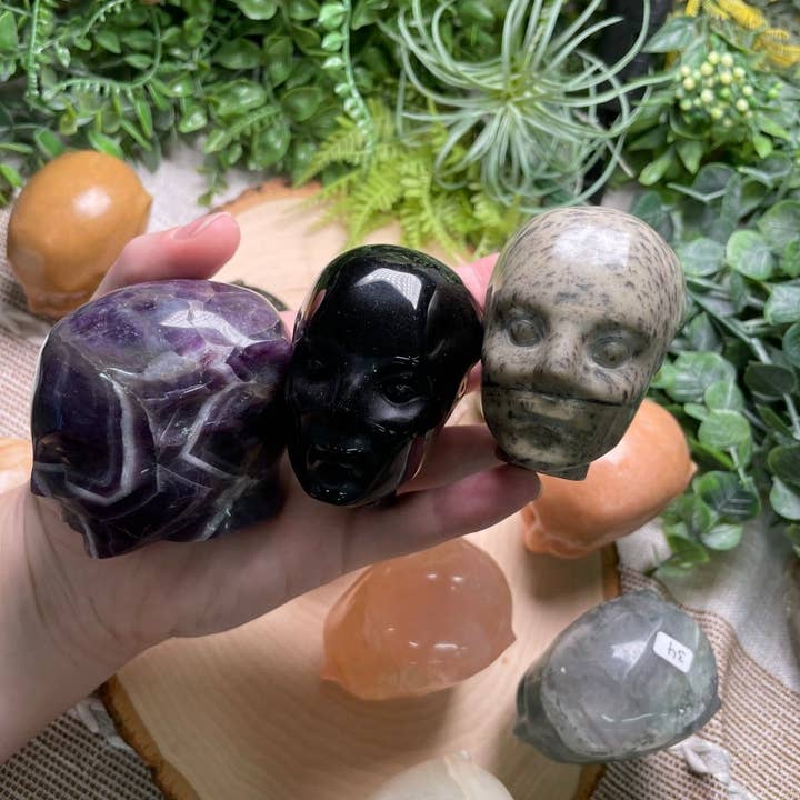 Copper Ashes - Wholesale Spiritual Stone/Crystal - Crystal Fae Head4