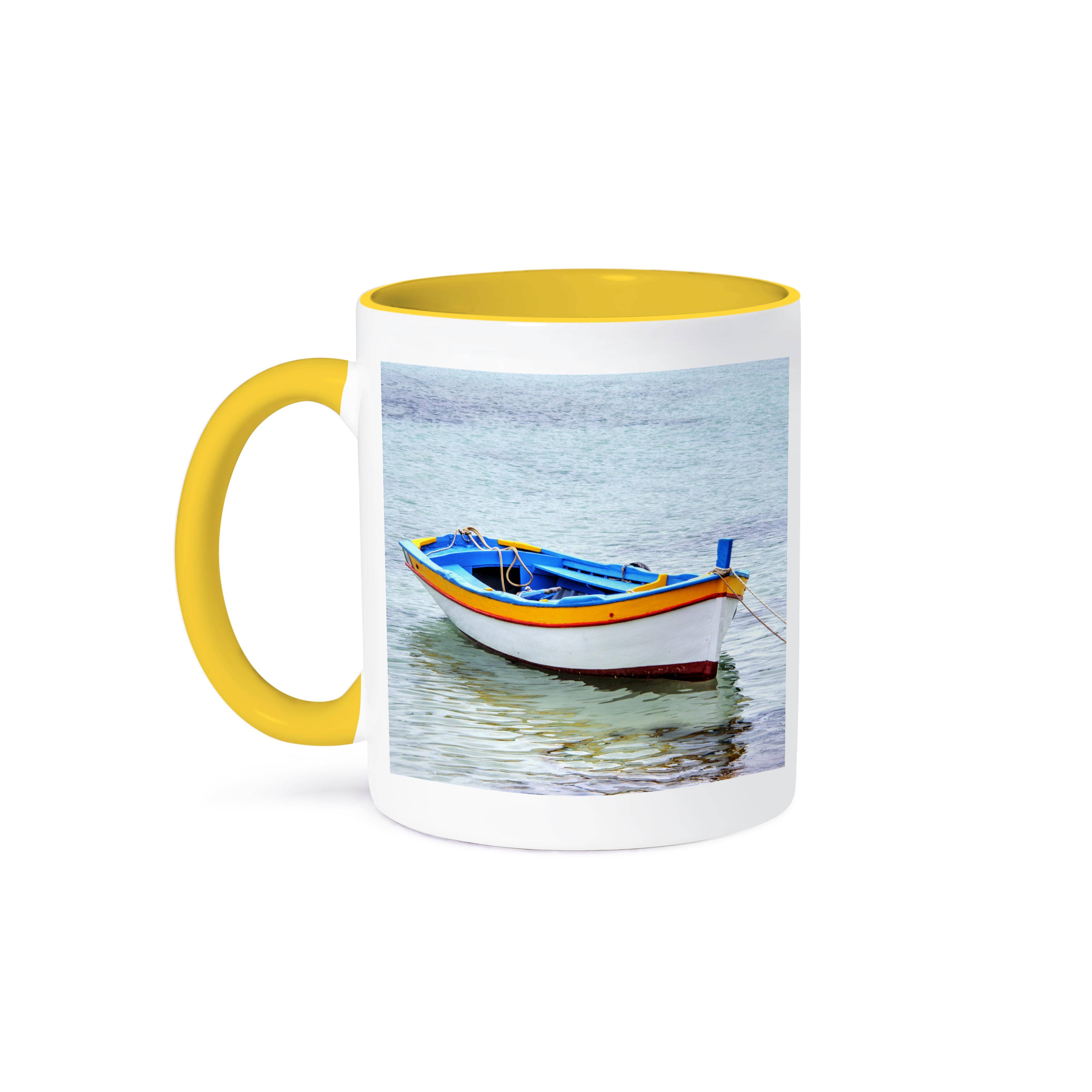 3dRose - Wholesale Coffee Mug - 3dRose, Italy, Sicily, Mondello. Wooden fishing boats in harbor, Mug0