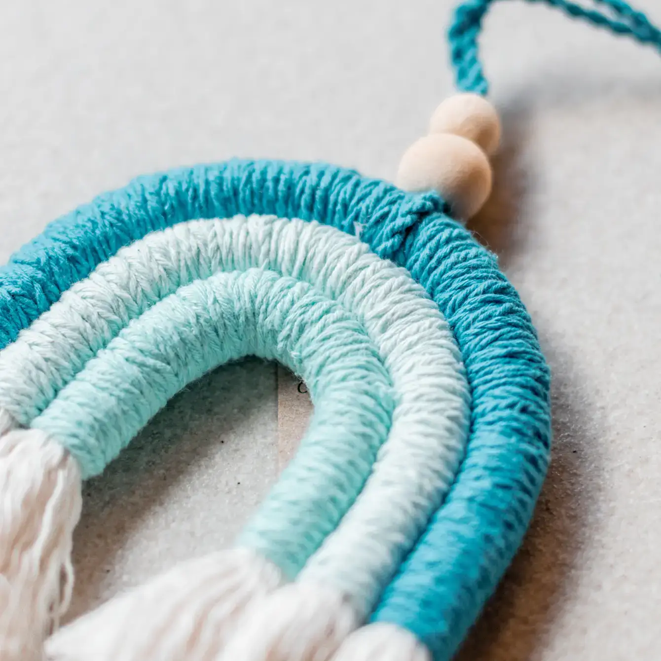 Chasing Rainbows - Wholesale Keychain - Women's - Mini Macrame Keychain Rainbow7