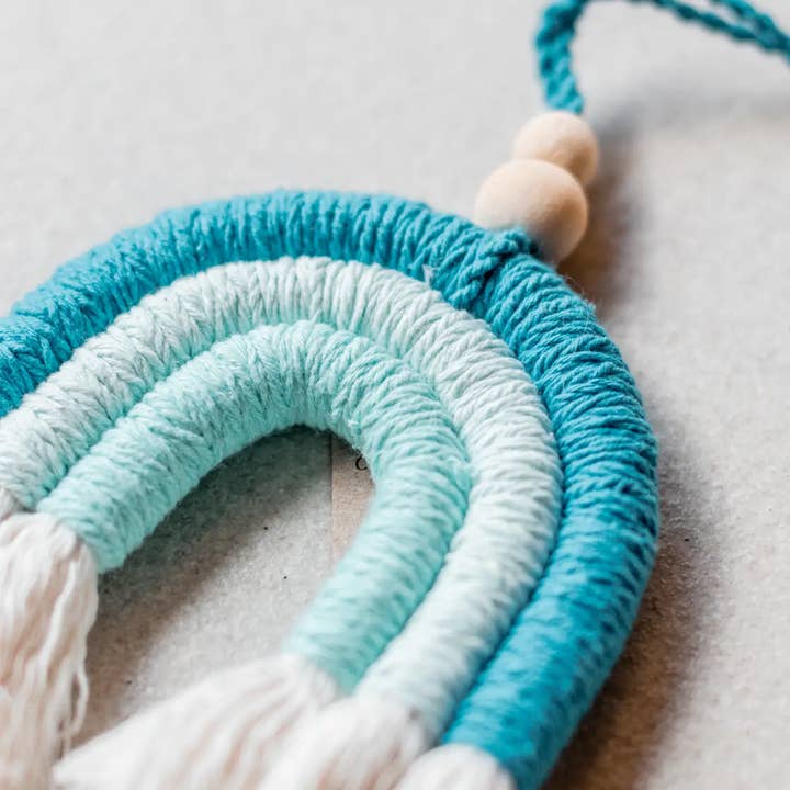 Chasing Rainbows - Wholesale Keychain - Women's - Mini Macrame Keychain Rainbow7