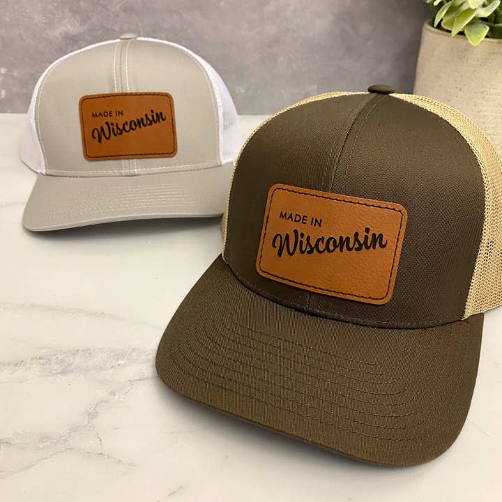Made in Wisconsin Hat for wholesale by Atomic Kraftworks