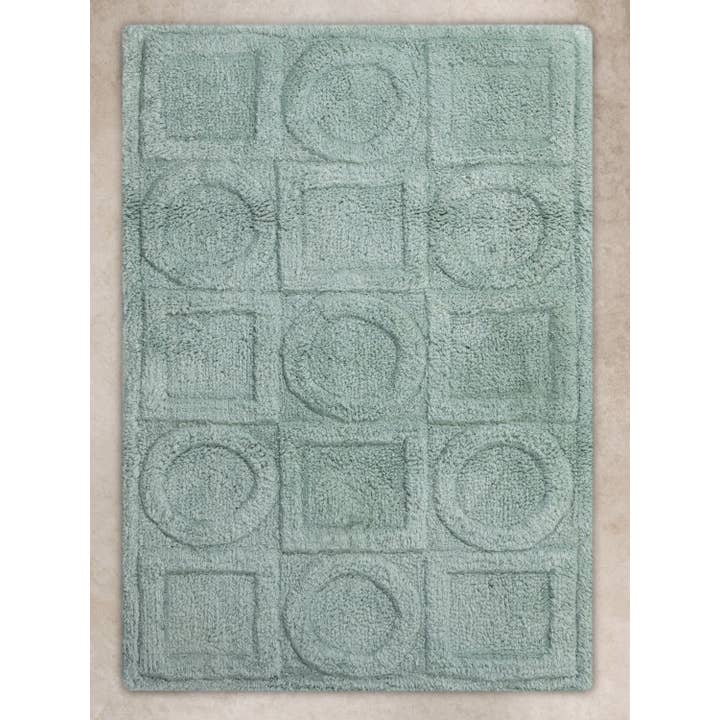 GAURI KOHLI - Wholesale Bath Mat - Almaty Hand-Woven Cotton Bath Mat 24″×36″5