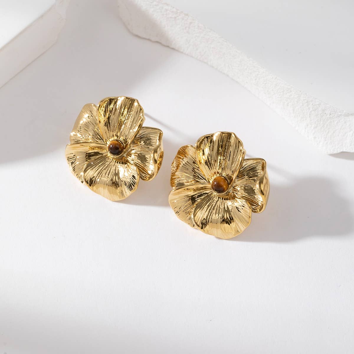 Lovelika - Wholesale Single Earring - flower stud earrings - Mabel1