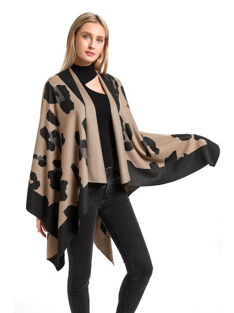 Pretty Persuasions - Wholesale Cape - Women's - CP21001 Sierra Jaguar Reversible Cape18