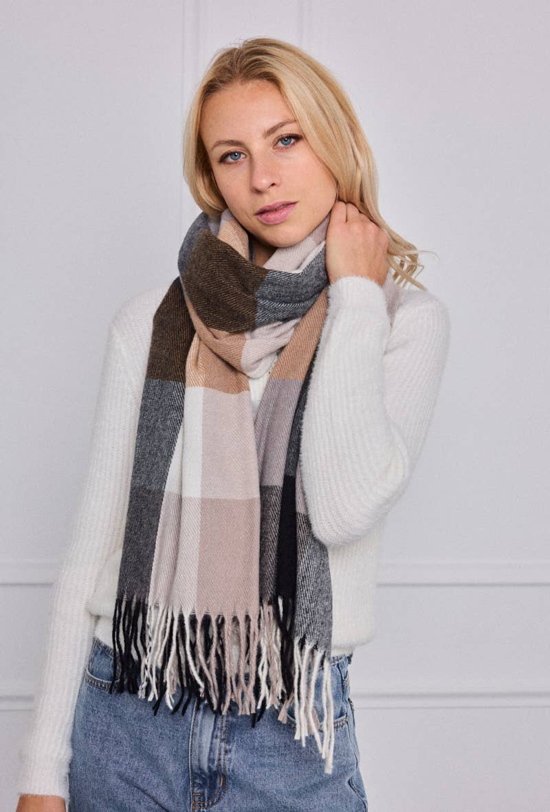 BYREN | ÉLINE L'ATELIER – Großhandel Schal – Damen – Karierter Schal FL208DF5