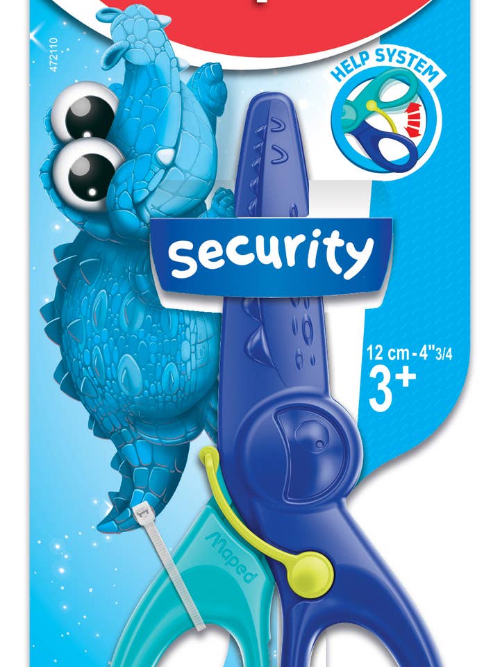 KidiCut Spring-Assisted Plastic Safety Scissors 4.75" for wholesale by Maped Helix USA
