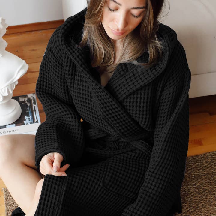 Vivamaison – Engroshandel Morgenkåbe - Unisex – Premium Vaflet Bomuld Badekåbe, Unisex Spa Komfort113