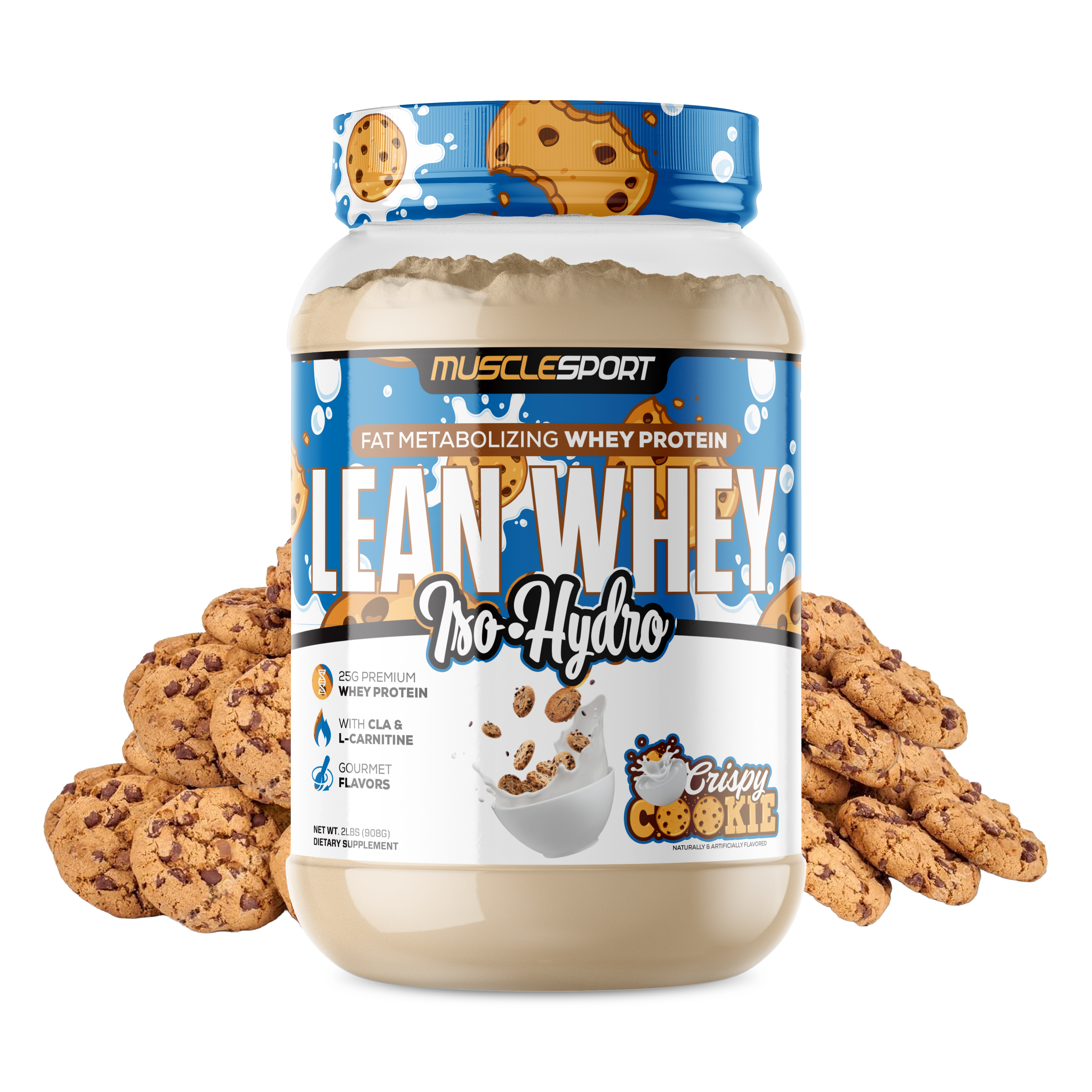 MuscleSport - Wholesale Protein/superfood powder - Lean Whey® Iso Hydro Gourmet Protein 2lb - Limited Edition0