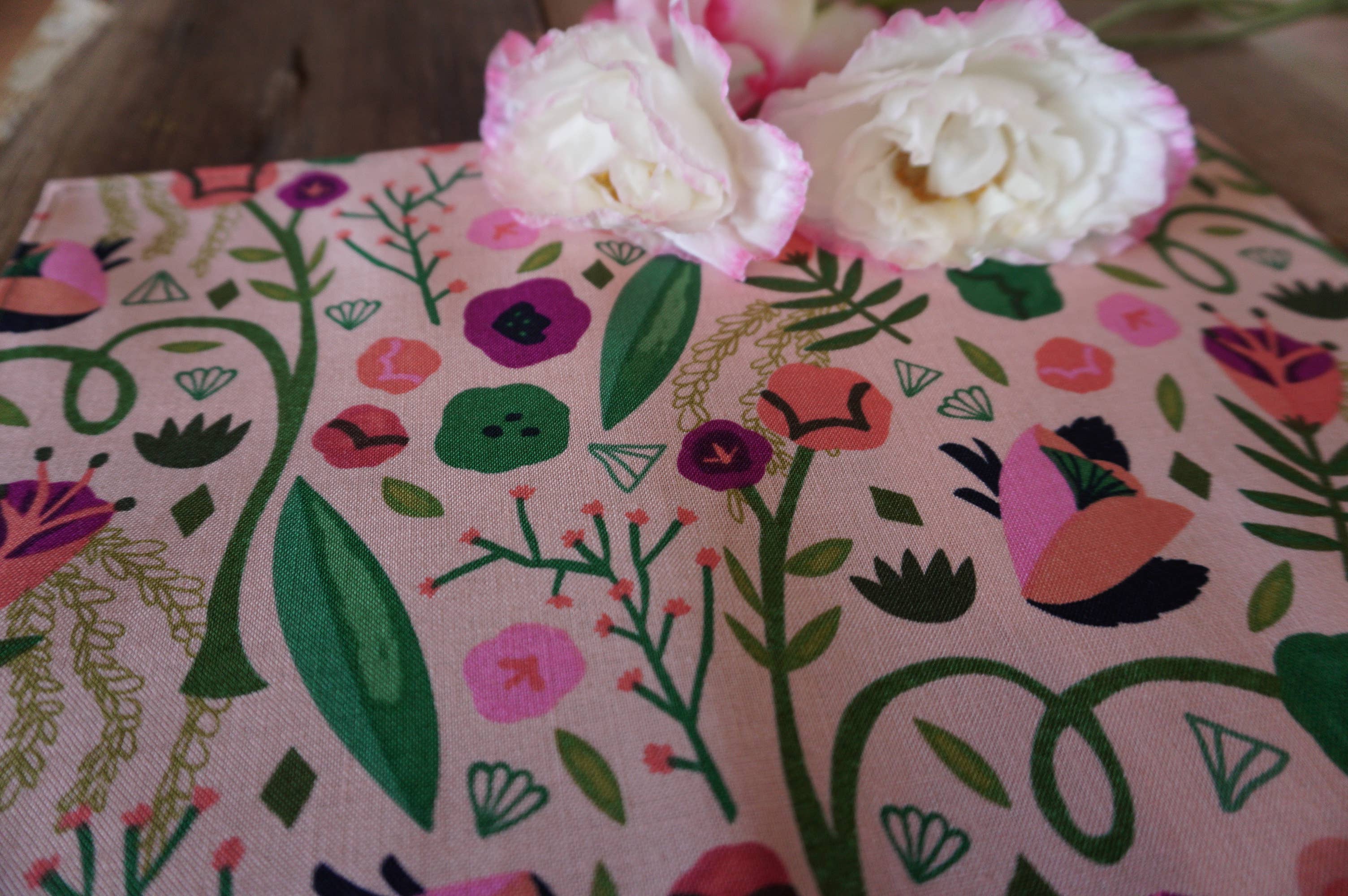 Muddy Boots Maker - Vente Mouchoir en tissu – femme - Mouchoir Bursting Blooms en coton biologique4