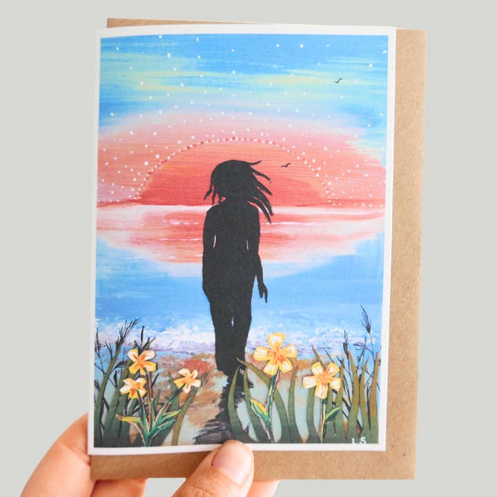 Greetings Card 'Solitude' for wholesale by ReKINDle By Lisa