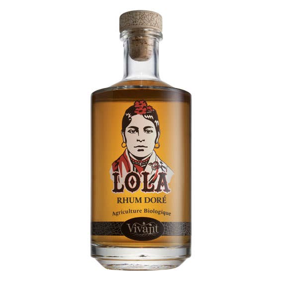 Alcools Vivant – Rum por atacado – Lola Rum Ouro - Agricultura Orgânica1